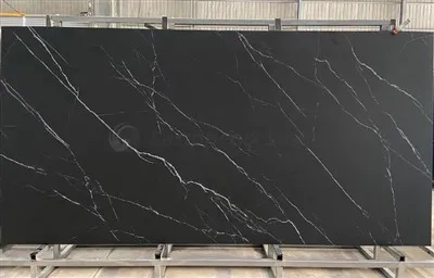แผ่นคอนกรีตเผา Nero Marquina สีดำ